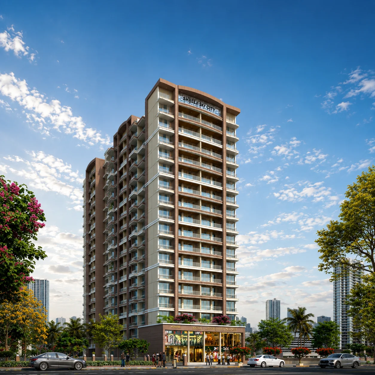 Modern commercial construction planning and building process by GRRROUNDTECHS